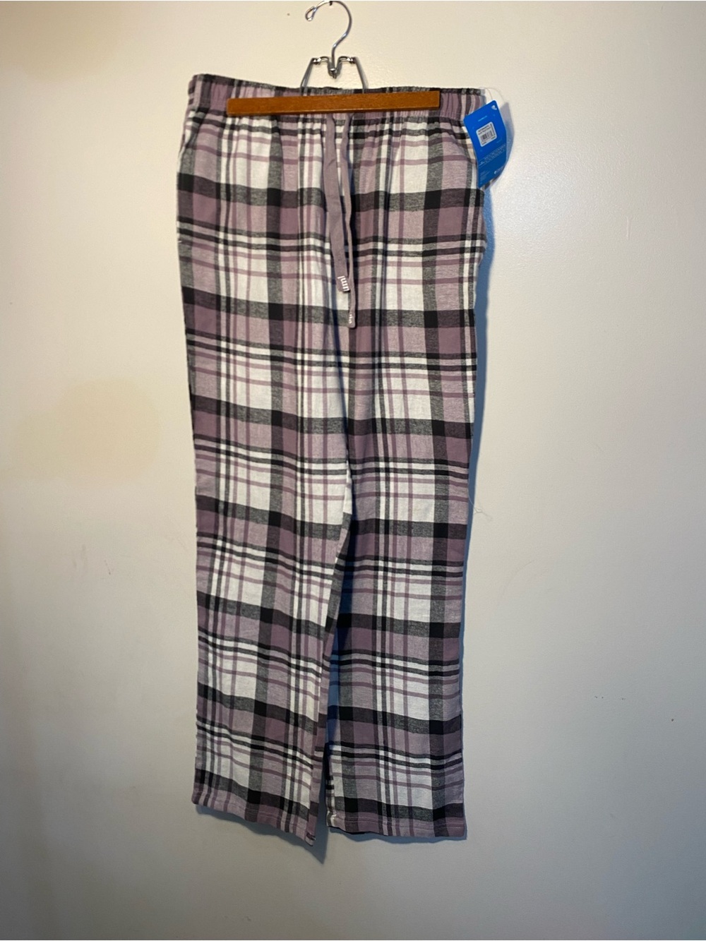 Columbia Women's Plaid Pajama Pants - Lavender, White & Black